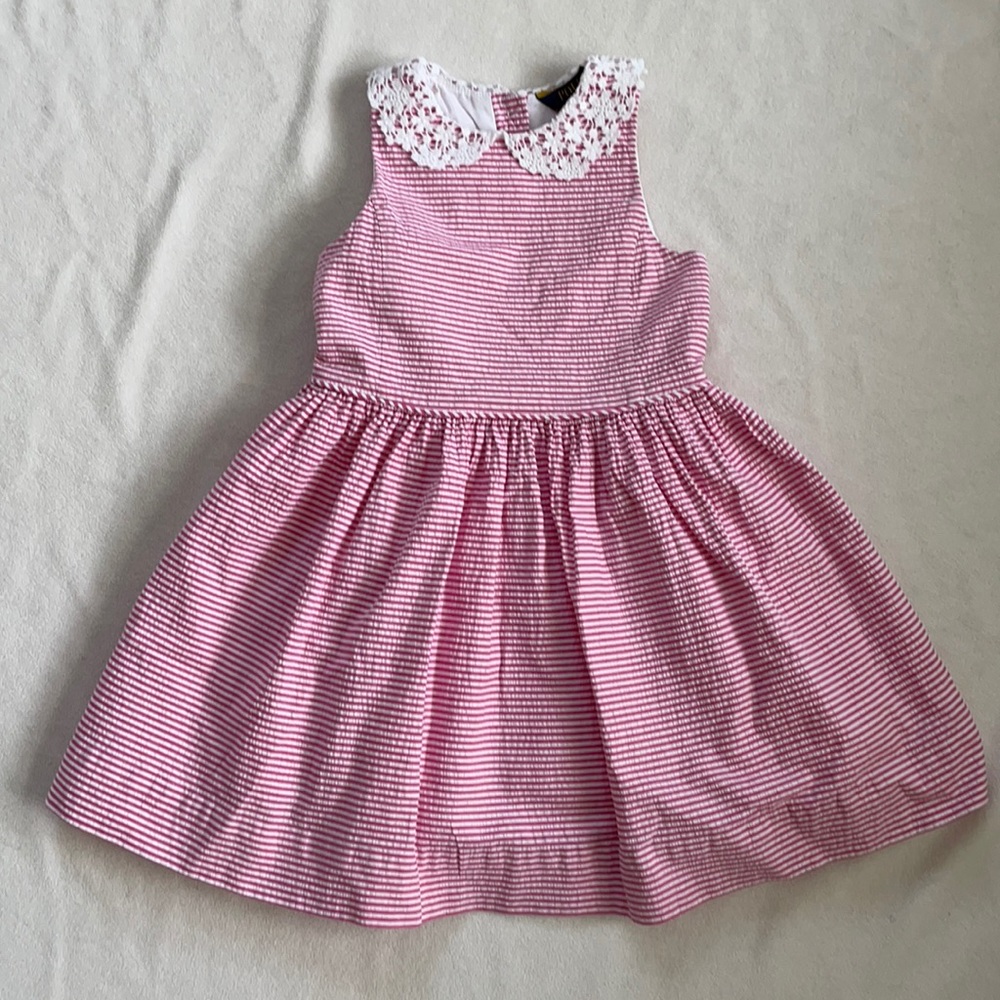 Ralph Lauren Cotton Seersucker Dress
